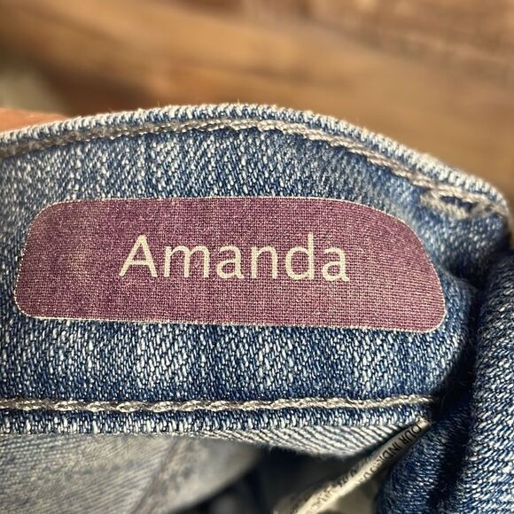 Gloria Vanderbuilt Amanda Style Indigo Blue Jeans Size 8P  Short Vintage - Picture 6 of 12